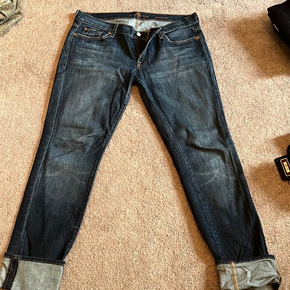 7 for all mankind capri pants